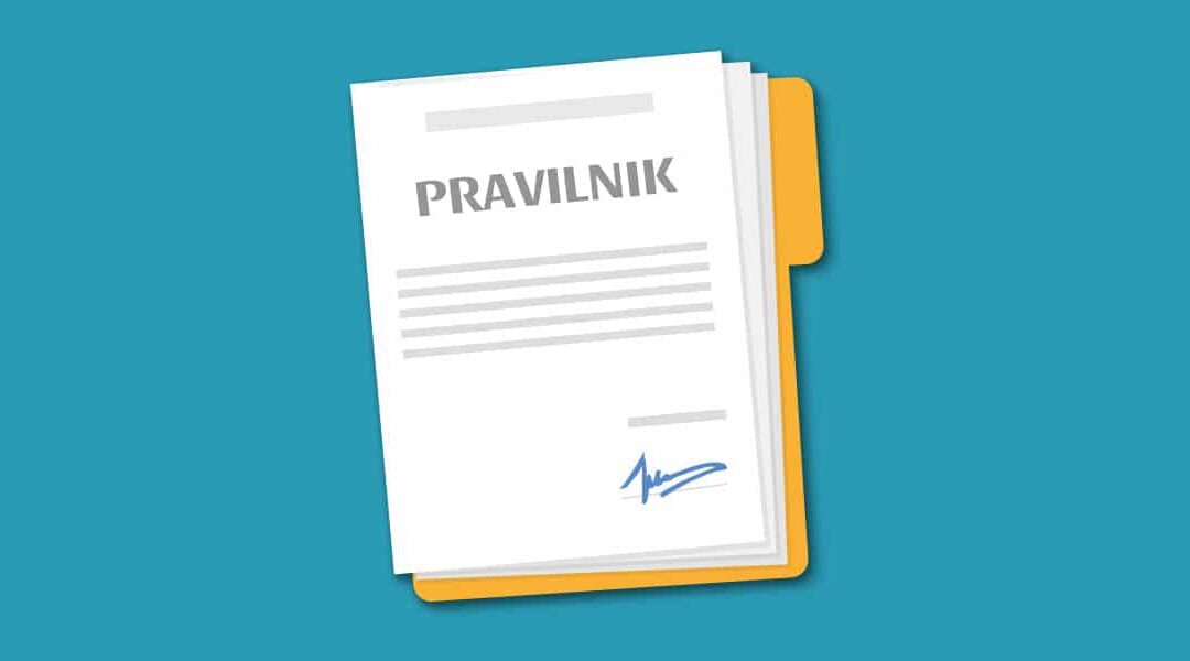 Pravilnik o dopunama Pravilnika o radu
