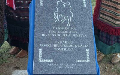 Učenici Gimnazije Gospić – Mladi povjesničari – sudjelovali na svečanom obilježavanju 1100. godina Hrvatskog kraljevstva