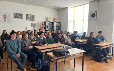 Krunoslav Rac u Gimnaziji Gospić